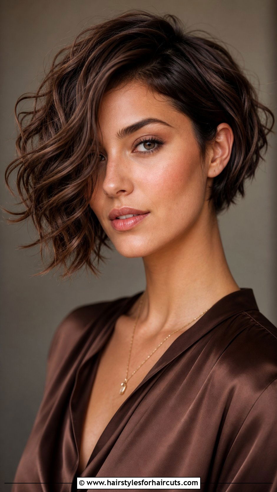 Permed Asymmetrical Bob - 25 permed short hairstyles - 25 permed short hairstyles