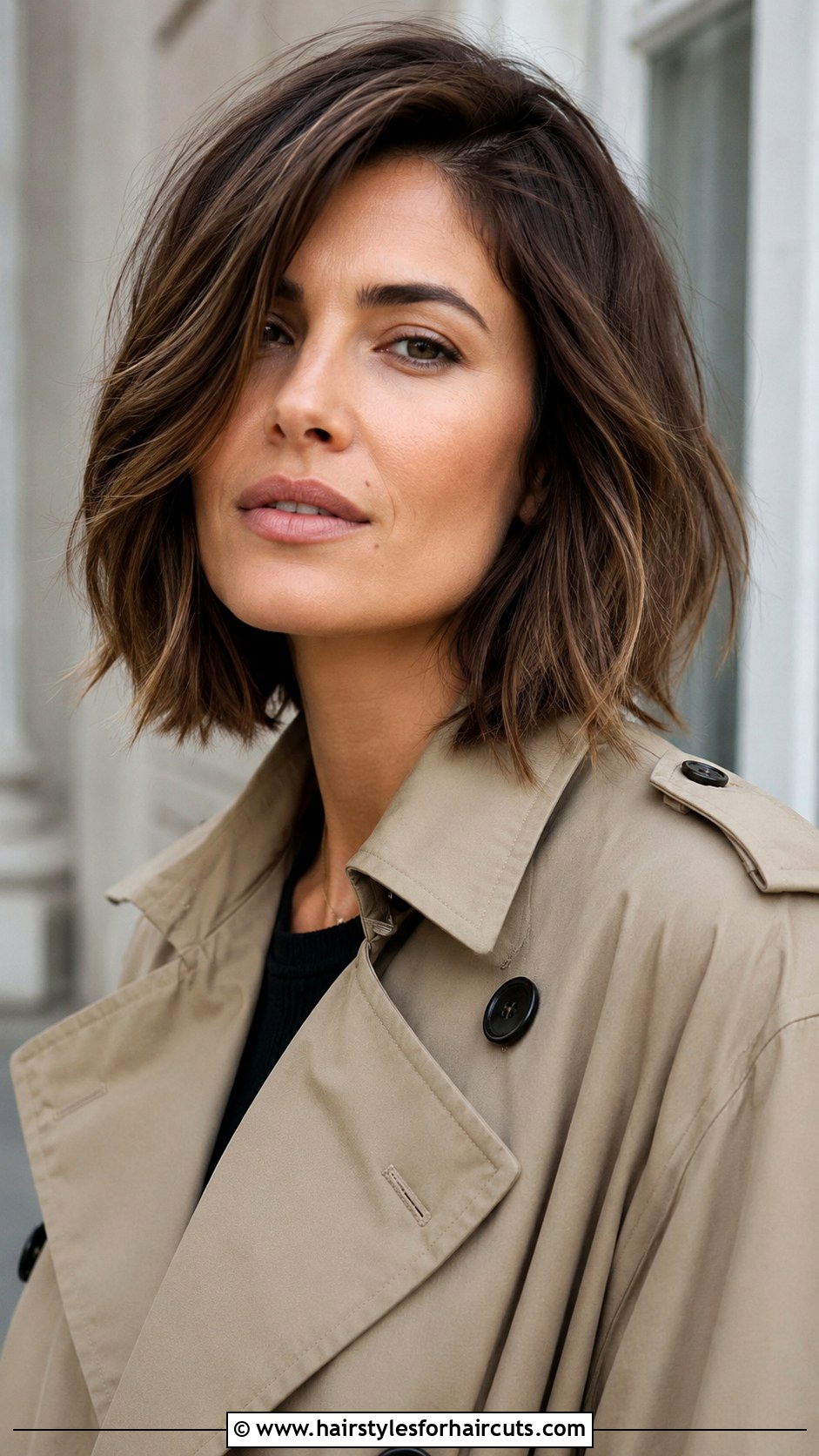 Piecey Long Bob - 25 best haircuts for widows peak - 25 best haircuts for widows peak