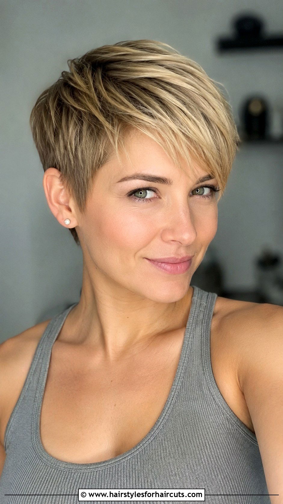 Piecey Pixie - 25 haircuts for round faces straight hair - 25 haircuts for round faces straight hair