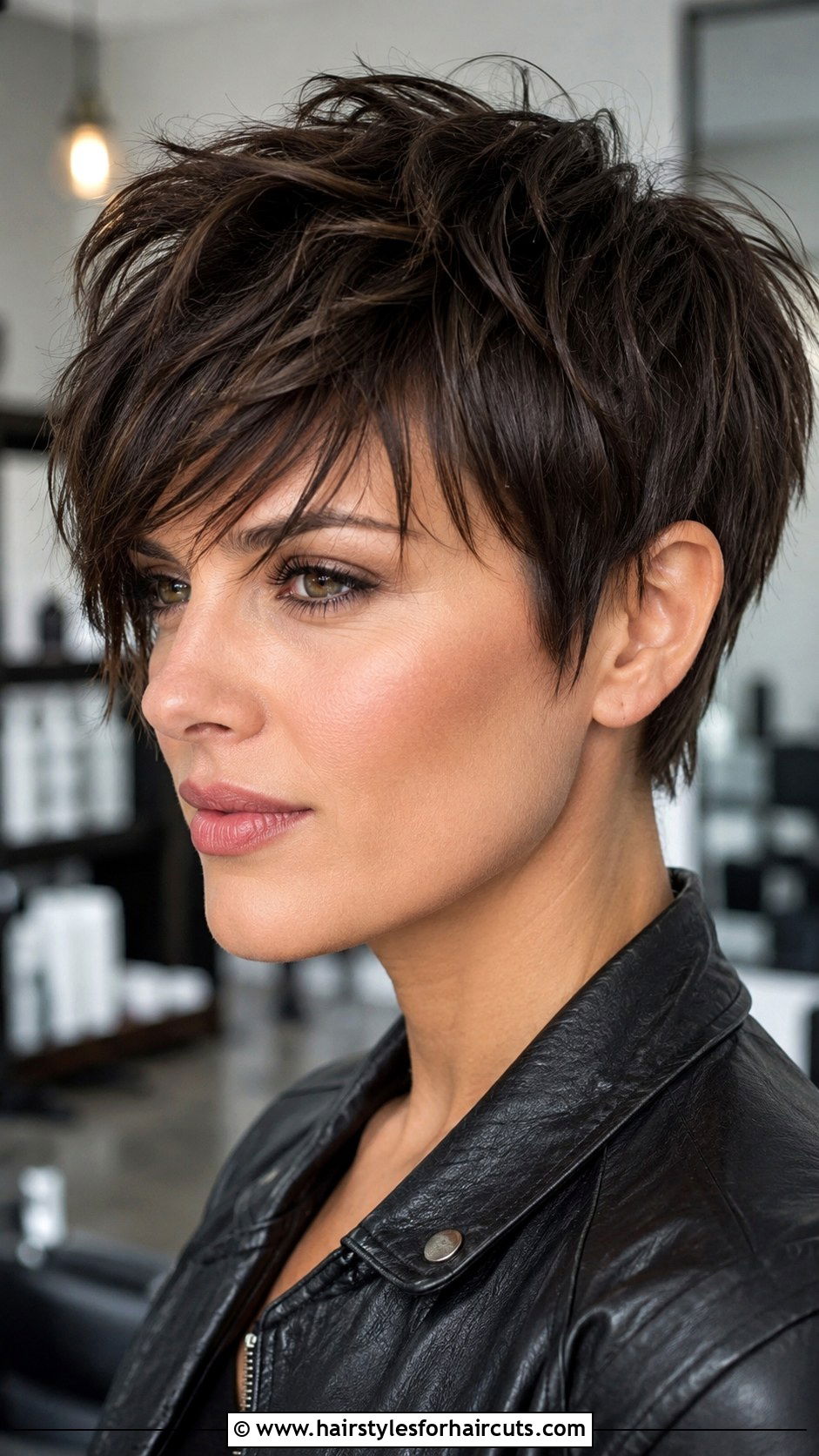 Piecey Pixie - 25 haircuts for round faces and thin hair - 25 haircuts for round faces and thin hair