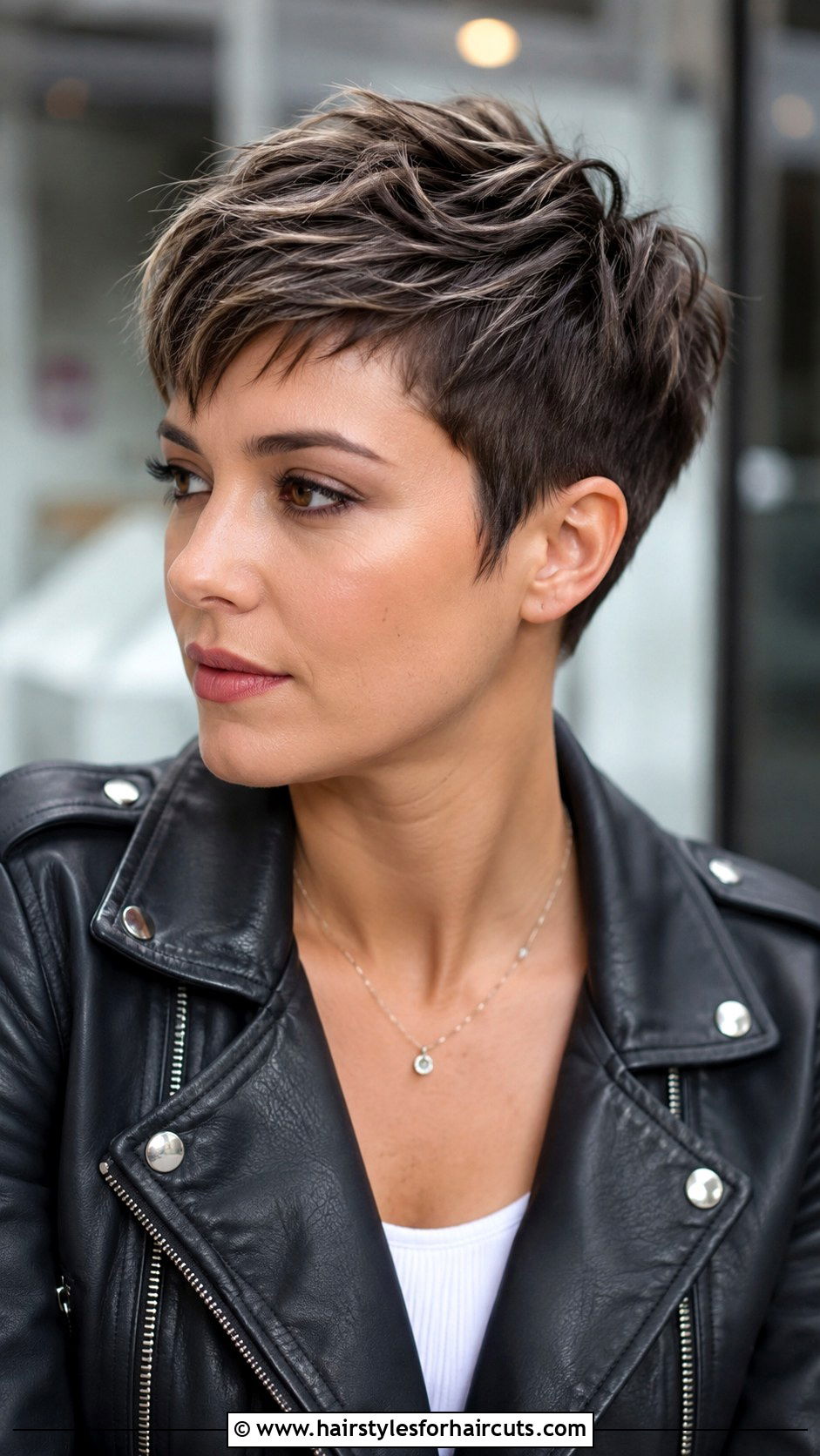 Piecey Pixie - 25 haircuts for thin hair round face - 25 haircuts for thin hair round face