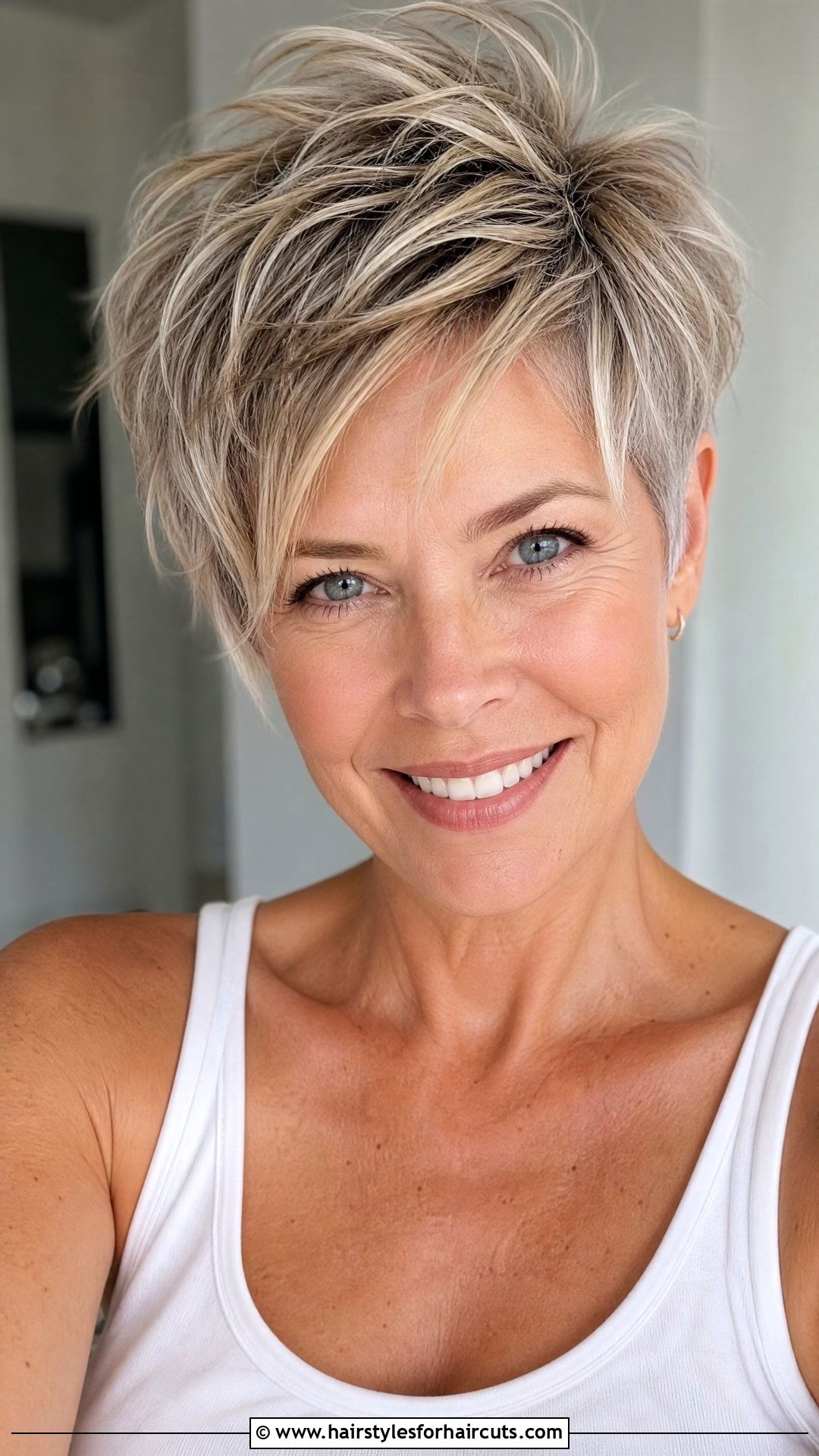 Piecey Pixie - 25 short hairstyles for over 50 - 25 short hairstyles for over 50