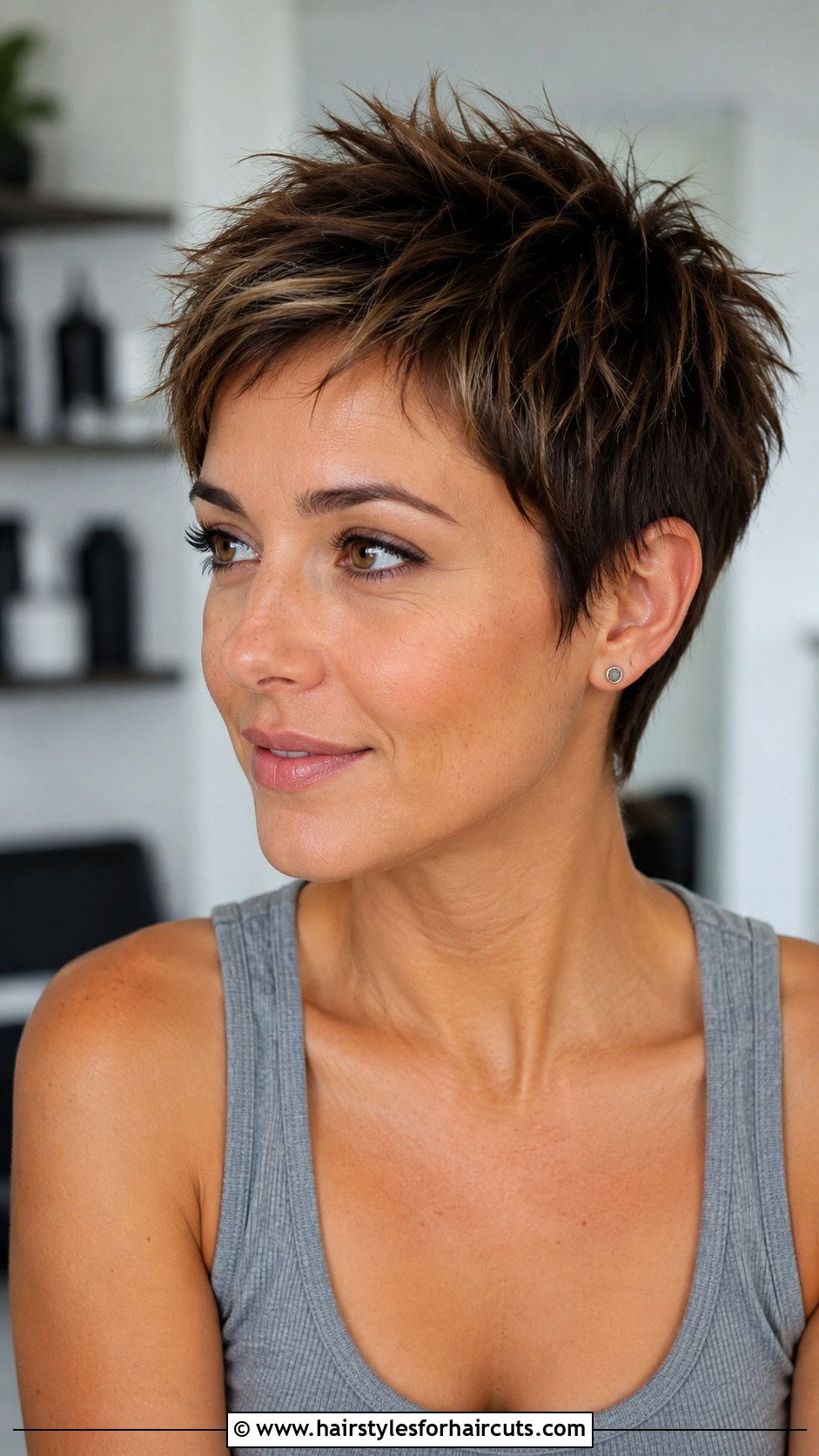 Piecey Pixie - 25 haircuts for fine straight hair - 25 haircuts for fine straight hair