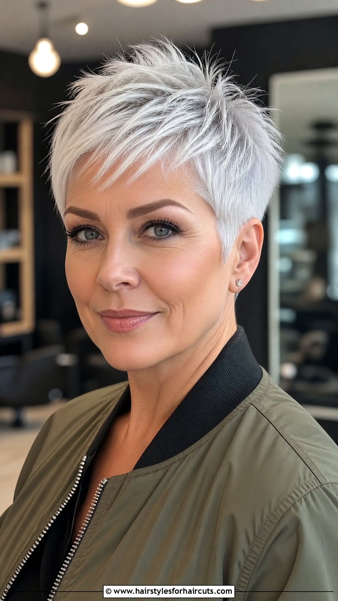 Piecey Pixie For White Hair - 25 pixie haircuts for gray hair - 25 pixie haircuts for gray hair