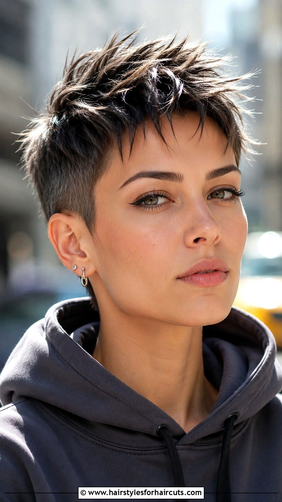 Piecey Pixie Haircut - 25 haircuts for women with thin straight hair - 25 haircuts for women with thin straight hair