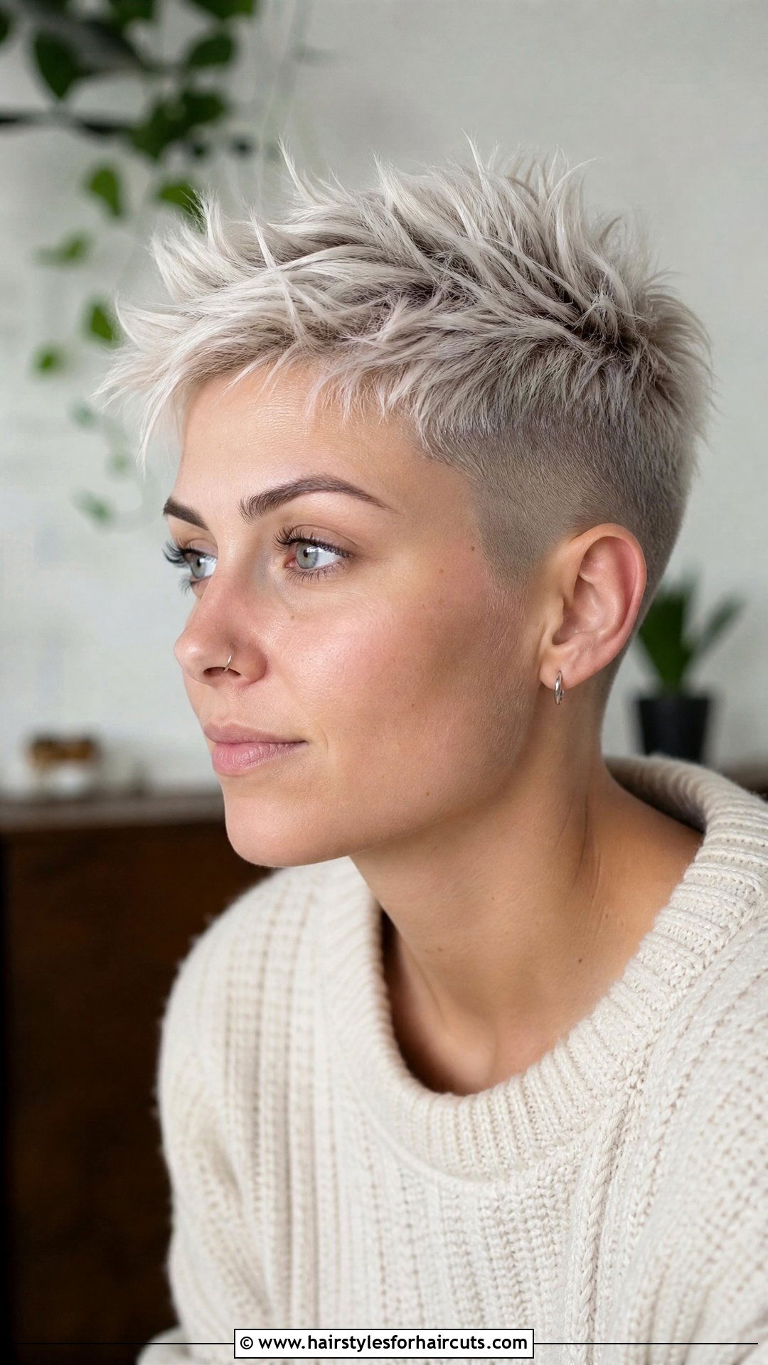 Piecey Pixie Undercut Very Short - 25 fine hair undercut very short pixie haircuts - 25 fine hair undercut very short pixie haircuts