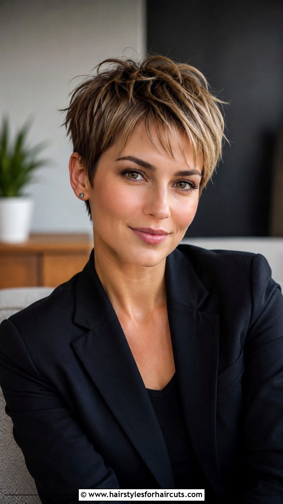 Piecey Textured Pixie - 25 texture haircuts - 25 texture haircuts