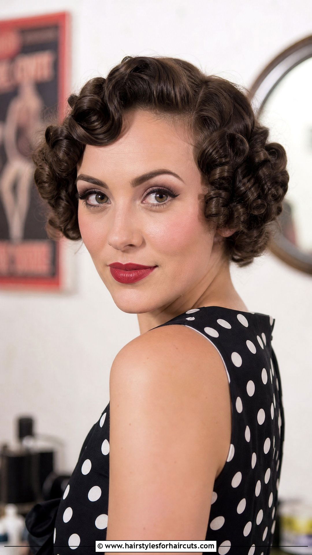 Pin Curl Flapper Bob - 25 flapper hairstyles short hair - 25 flapper hairstyles short hair