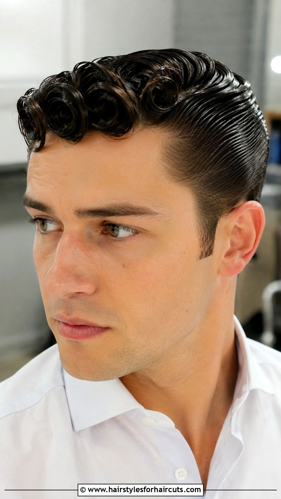 Pin Curl Rockabilly - 25 greaser hairstyles - 25 greaser hairstyles