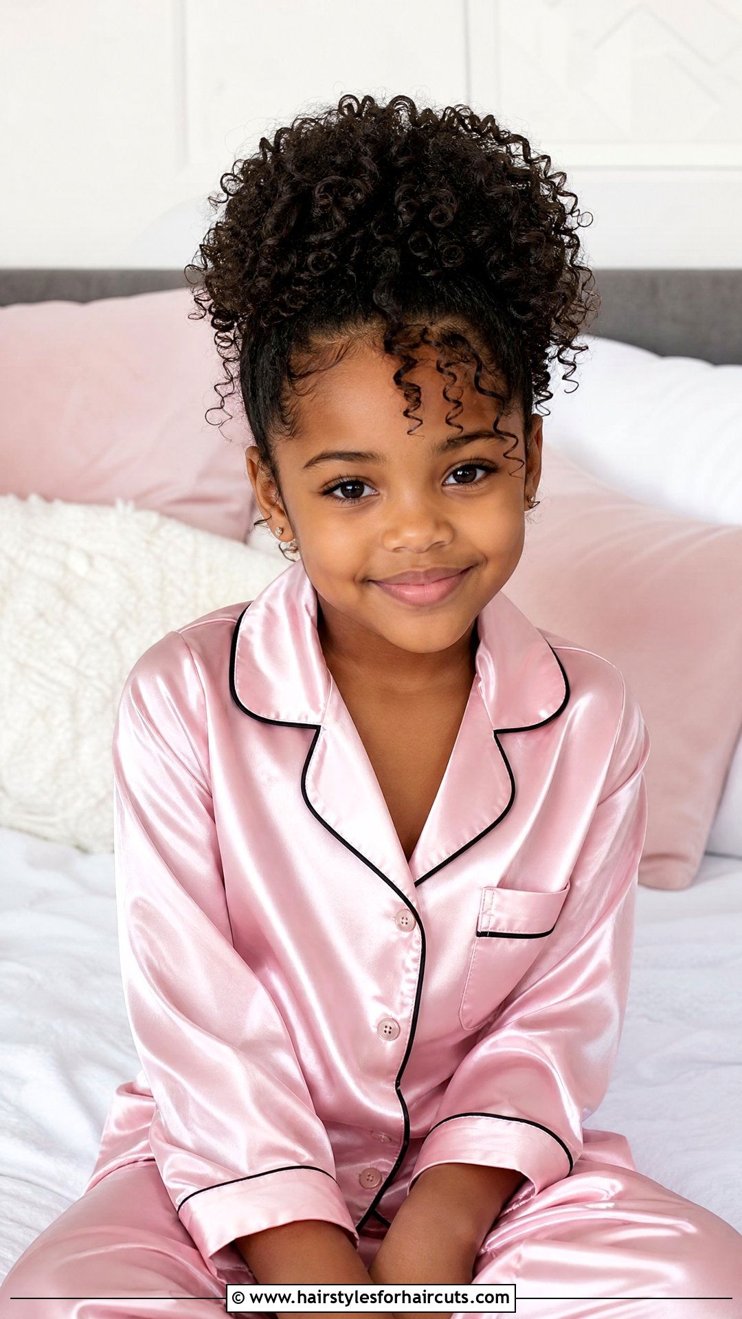 Pineapple Updo - 25 african hairstyles for kids - 25 african hairstyles for kids