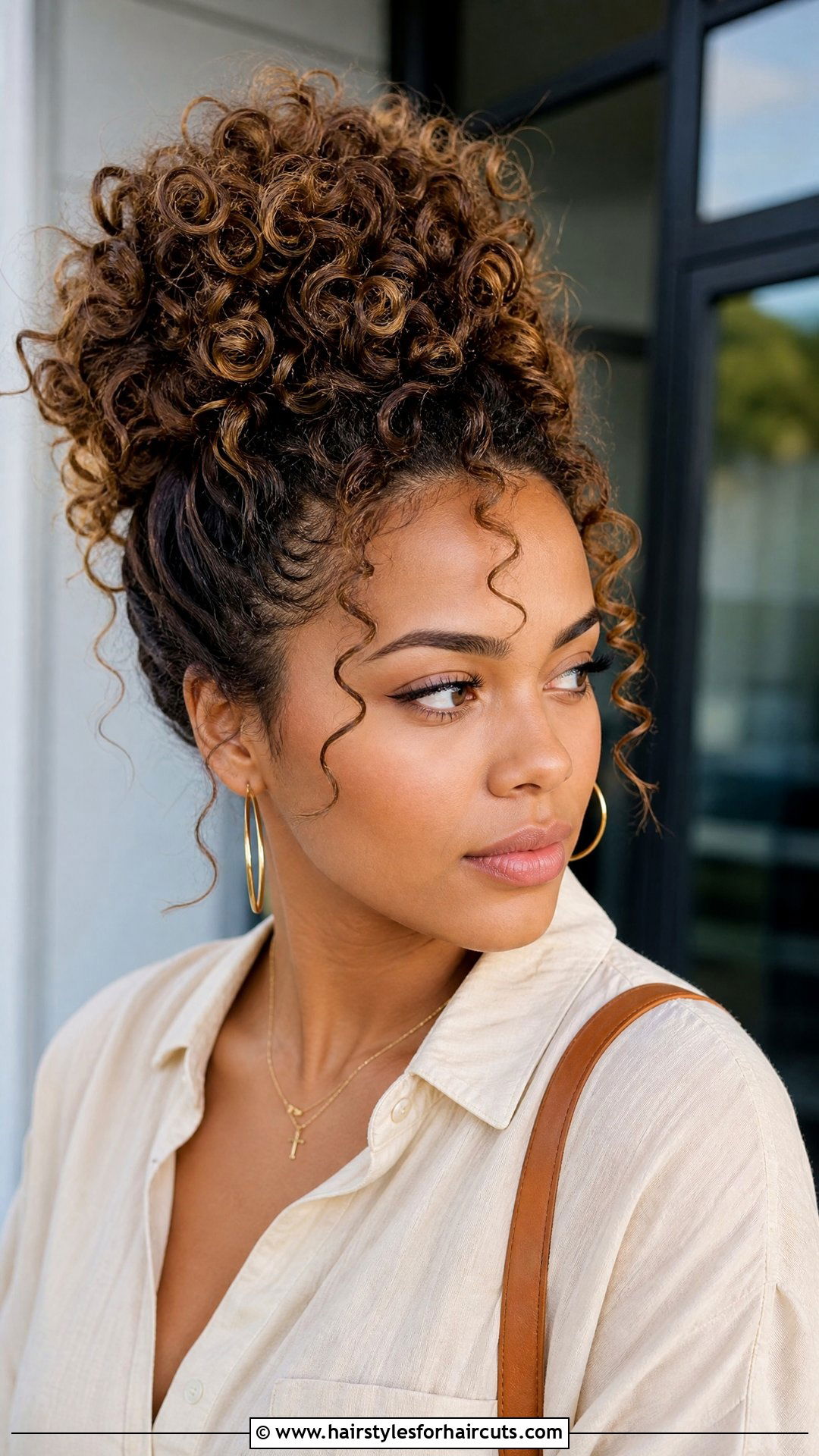 Pineapple Updo - 25 hairstyles for wedding guest black hair - 25 hairstyles for wedding guest black hair