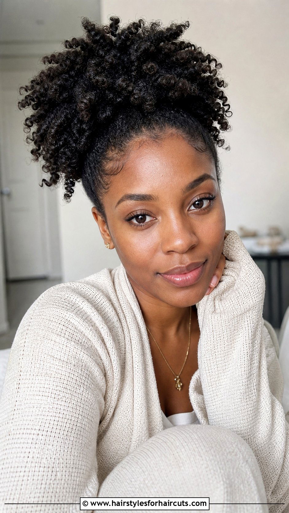 Pineapple Updo 4c Hair - 25 hairstyles for 4c hair - 25 hairstyles for 4c hair