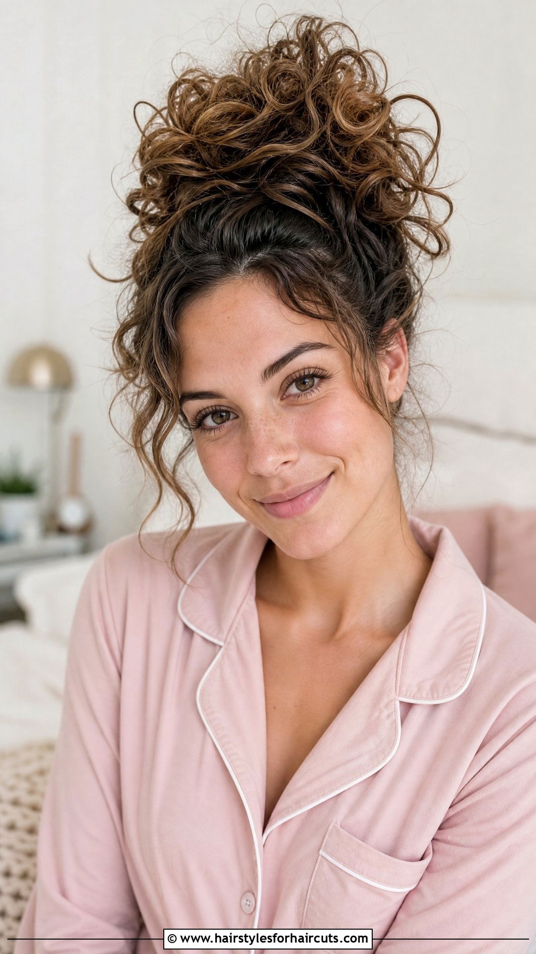 Pineapple Updo - 25 vacation hairstyles for natural hair - 25 vacation hairstyles for natural hair