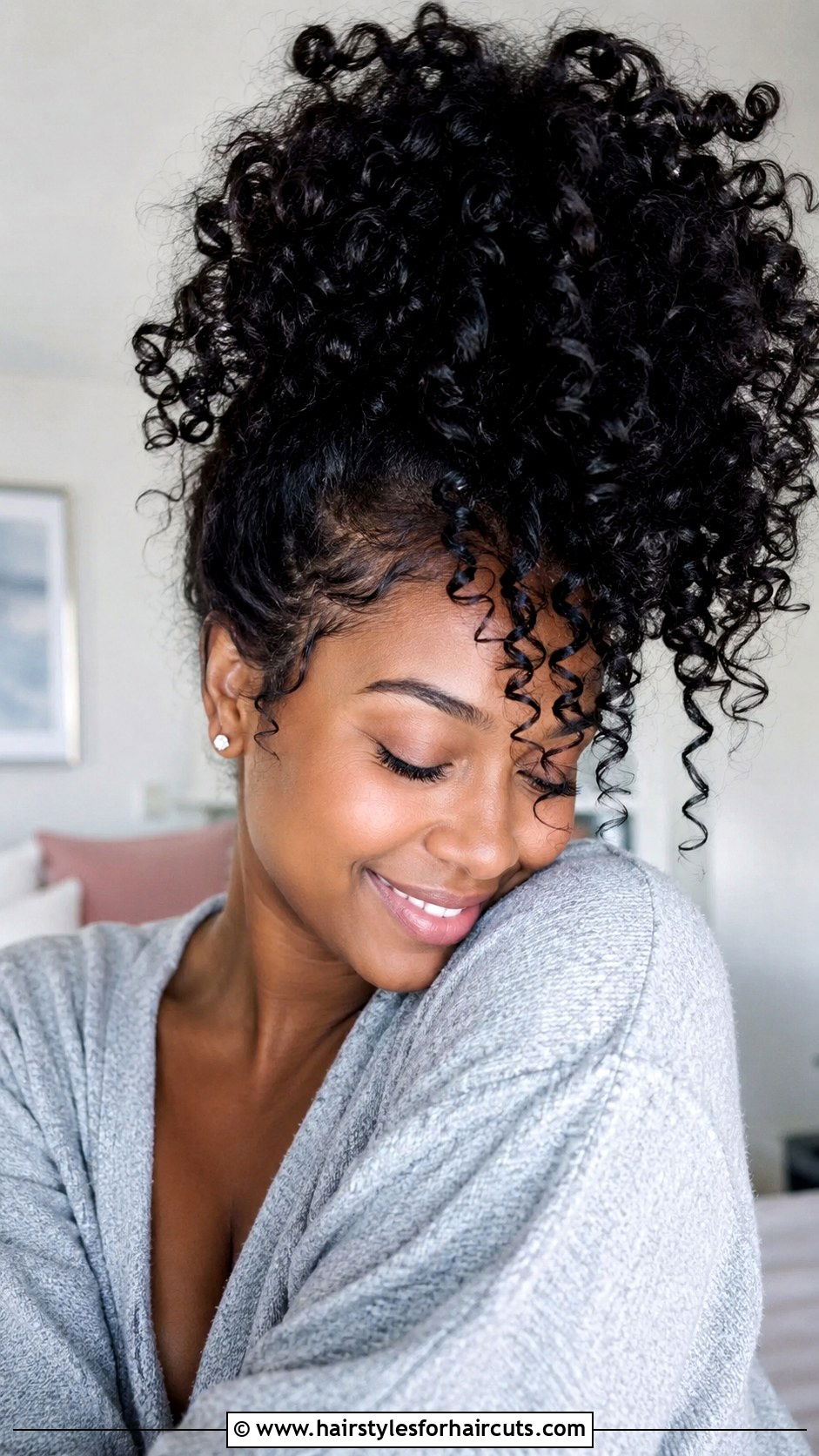 Pineapple Updo Natural Hair - 25 cute natural hairstyles - 25 cute natural hairstyles
