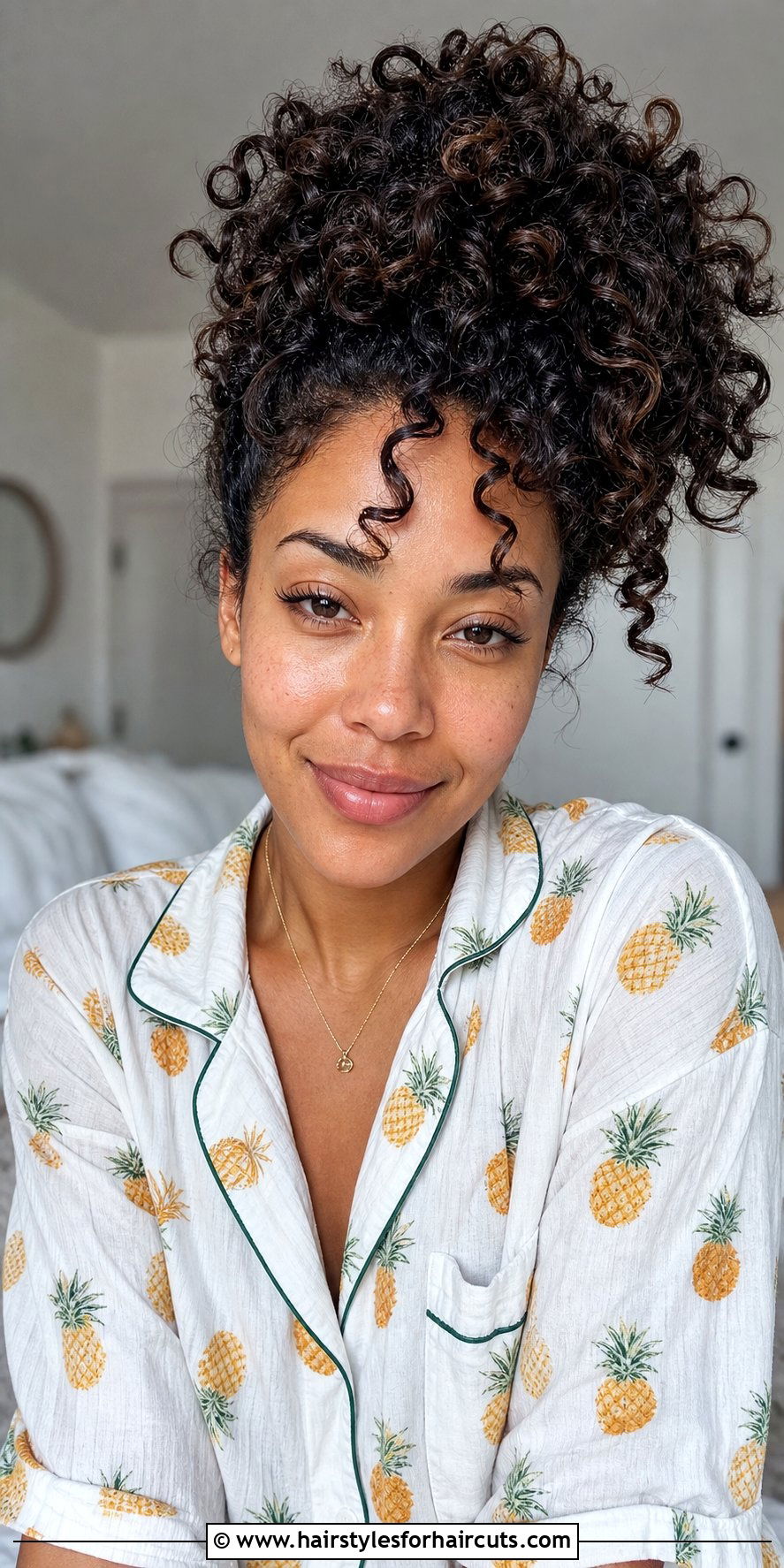 Pineapple Updo On Curly Hair - 25 hairstyles for black women with curly hair - 25 hairstyles for black women with curly hair