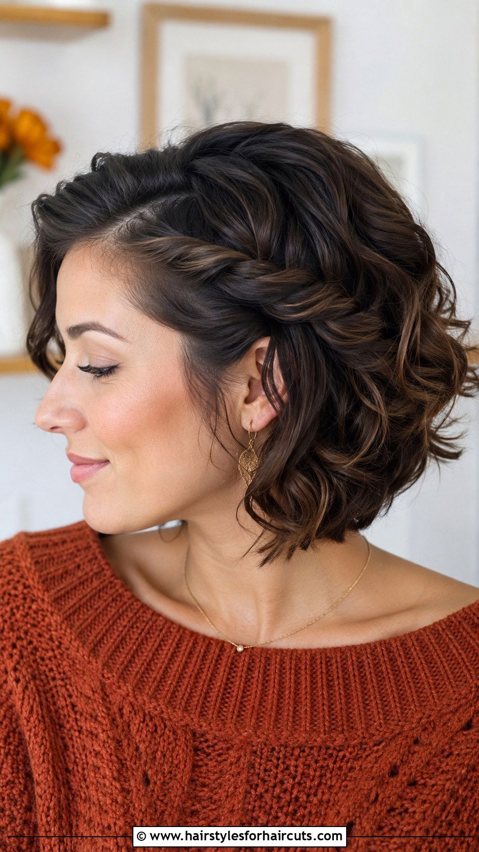 Pinned Back Curls Short Hair - 25 cute updo hairstyles for short hair - 25 cute updo hairstyles for short hair