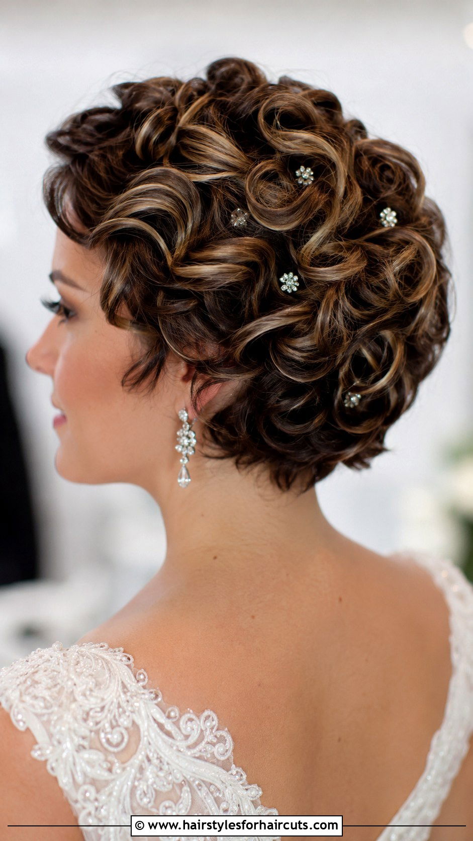 Pinned Curls Short Hair - 25 bridal hairstyles short hair - 25 bridal hairstyles short hair