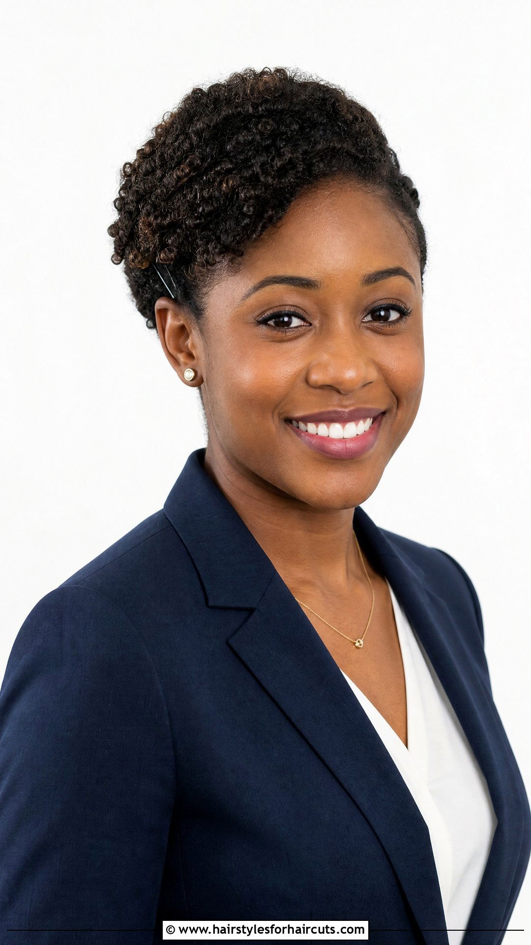 Pinned Side Sweep Short Natural Hair - 25 beginner easy natural hairstyles for short hair - 25 beginner easy natural hairstyles for short hair