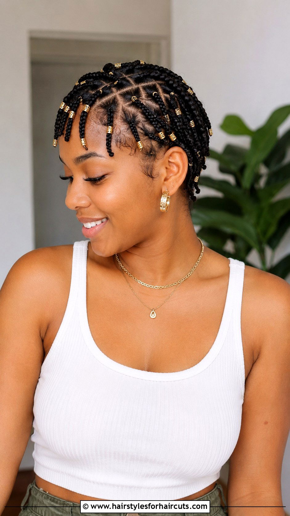 Pixie Braids With Beads - 25 beaded hairstyles - 25 beaded hairstyles