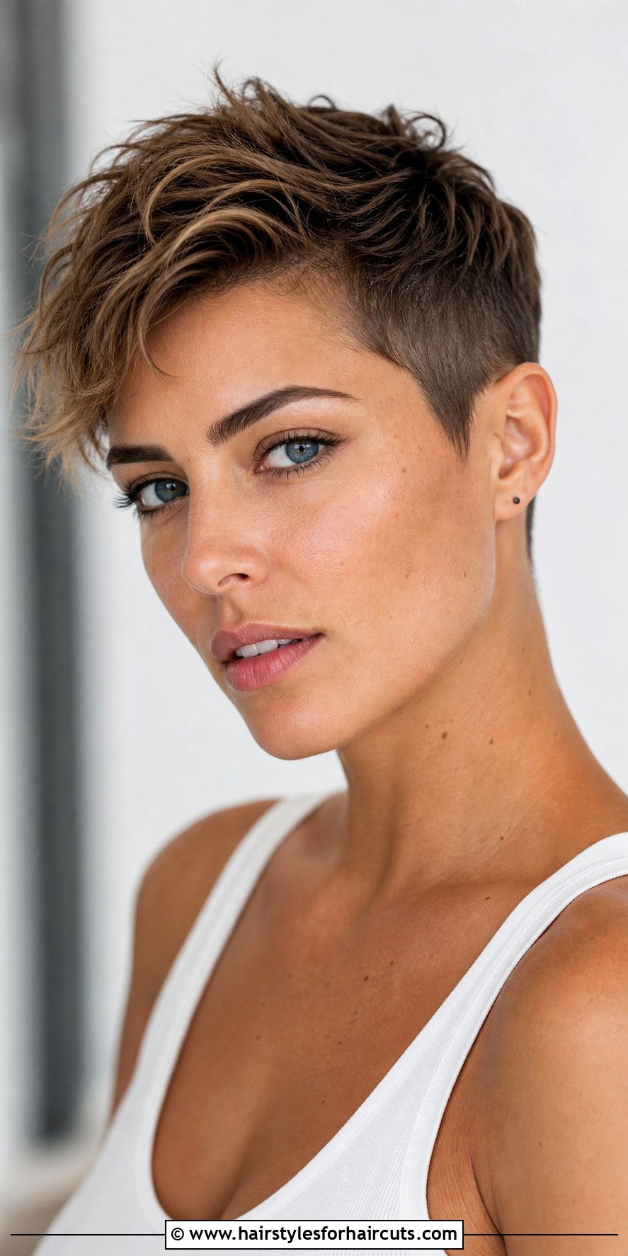 Pixie Cut For Women - 25 haircuts model - 25 haircuts model