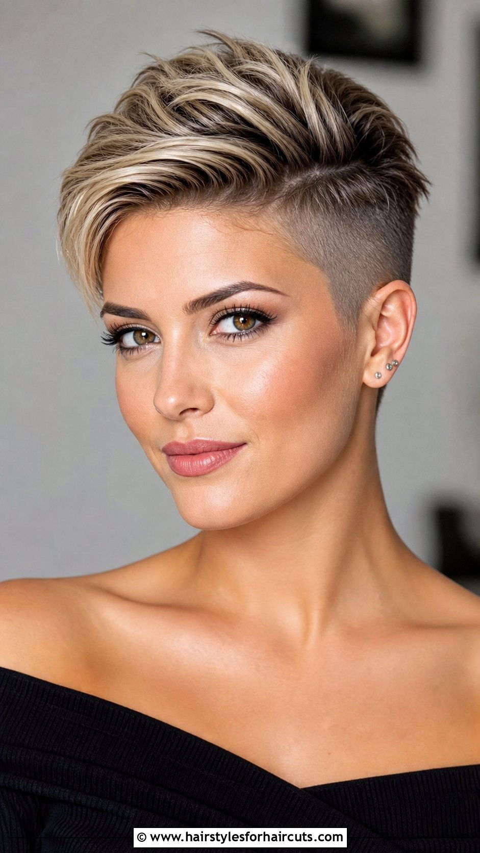 Pixie Cut Undercut - 25 haircuts short on sides long on top - 25 haircuts short on sides long on top