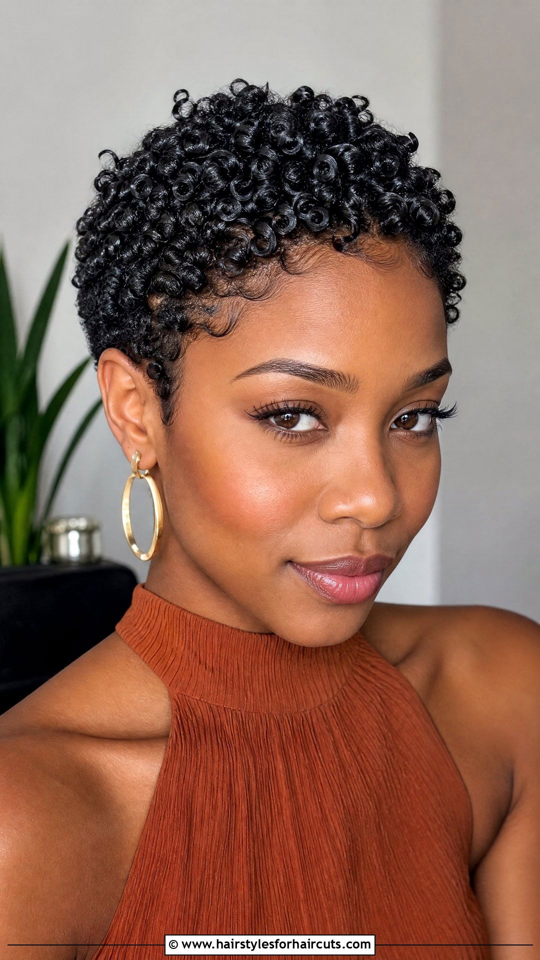 Pixie Cut With Finger Coils - 25 exotic hairstyles for black hair - 25 exotic hairstyles for black hair