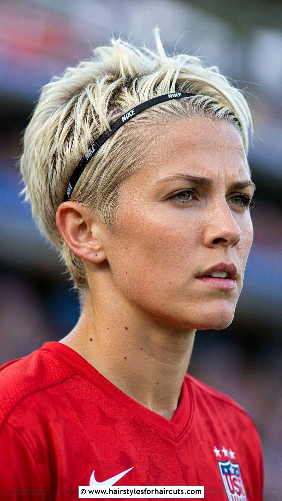 Pixie Cut With Headband For Soccer - 25 soccer hairstyles for short hair - 25 soccer hairstyles for short hair
