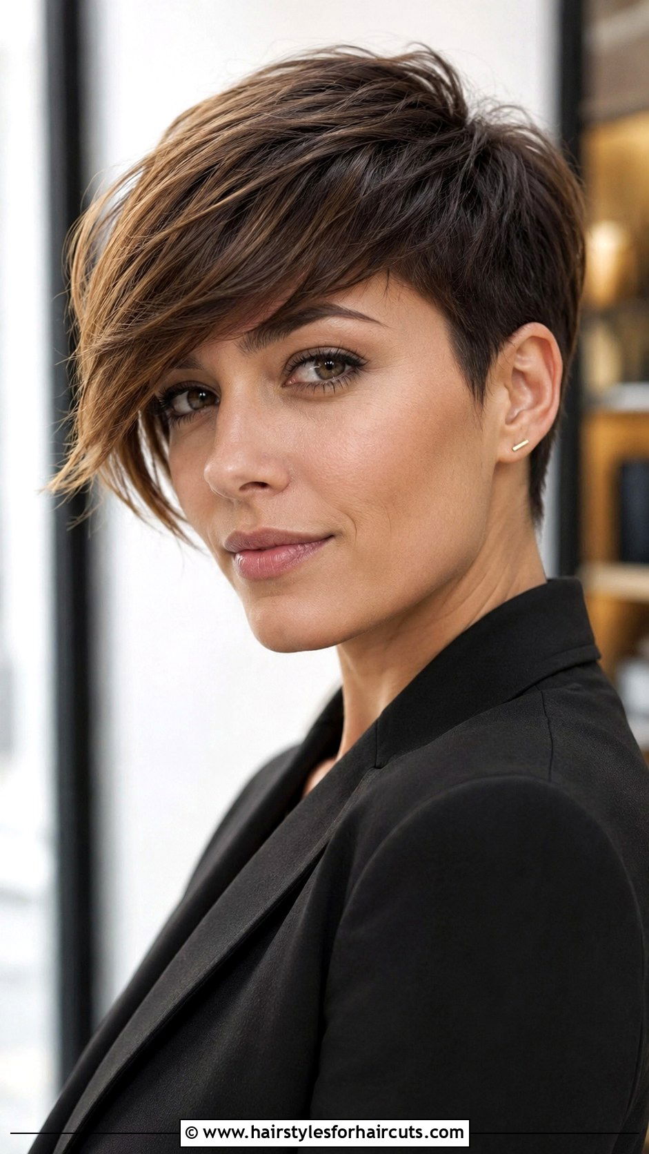 Pixie Cut With Long Bangs - 25 haircuts brentwood - 25 haircuts brentwood