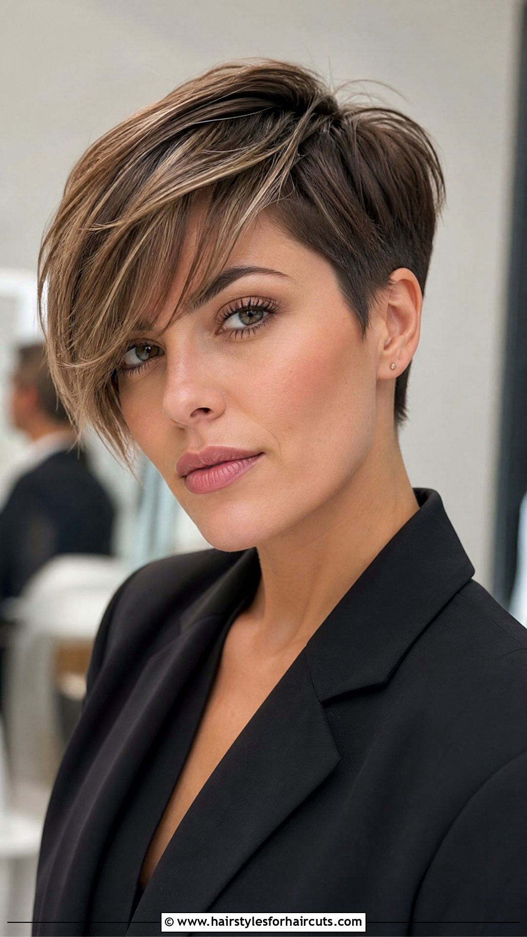Pixie Cut With Long Bangs - 25 haircuts redlands - 25 haircuts redlands