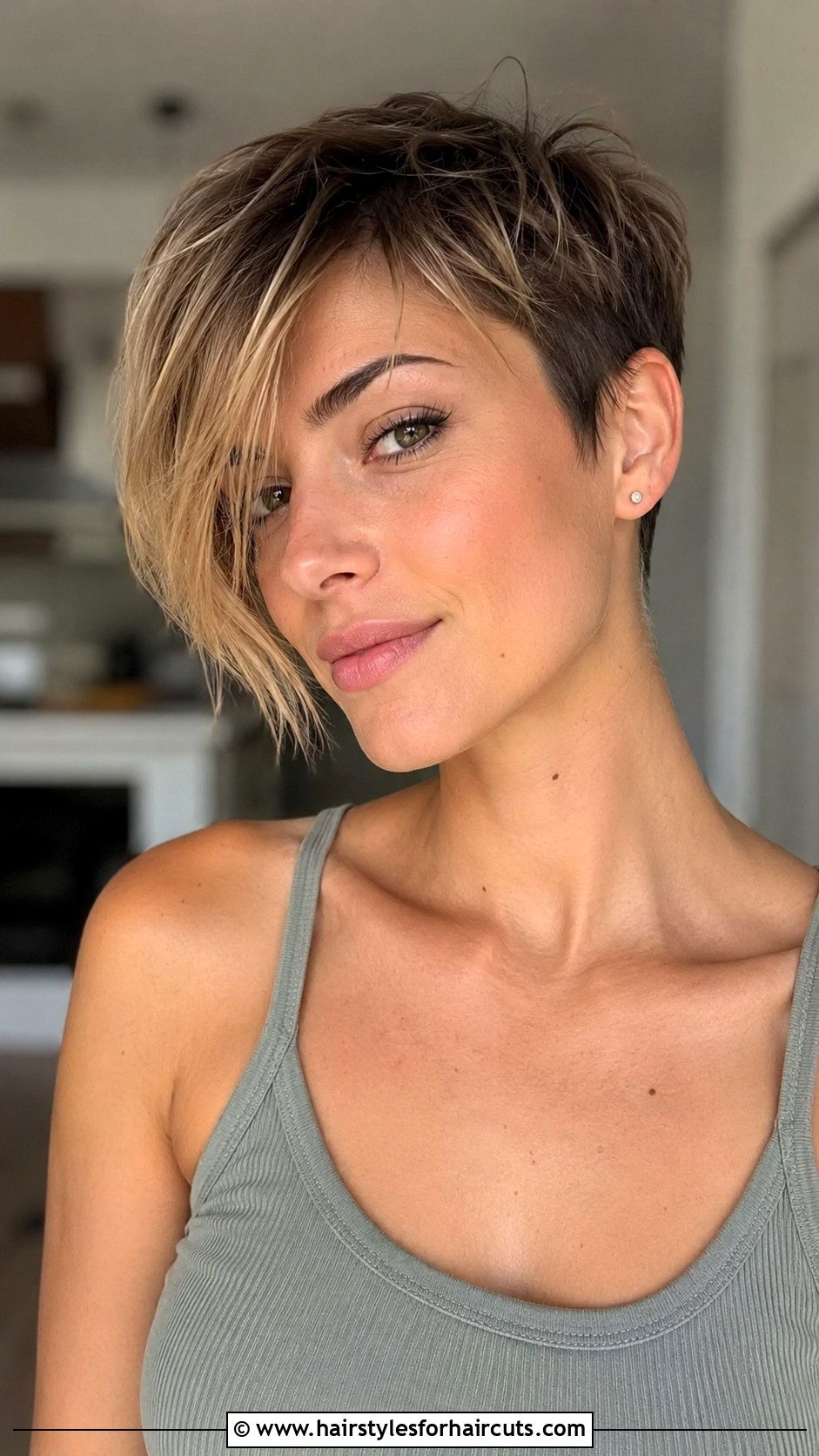 Pixie Cut With Long Bangs - 25 haircuts salinas - 25 haircuts salinas