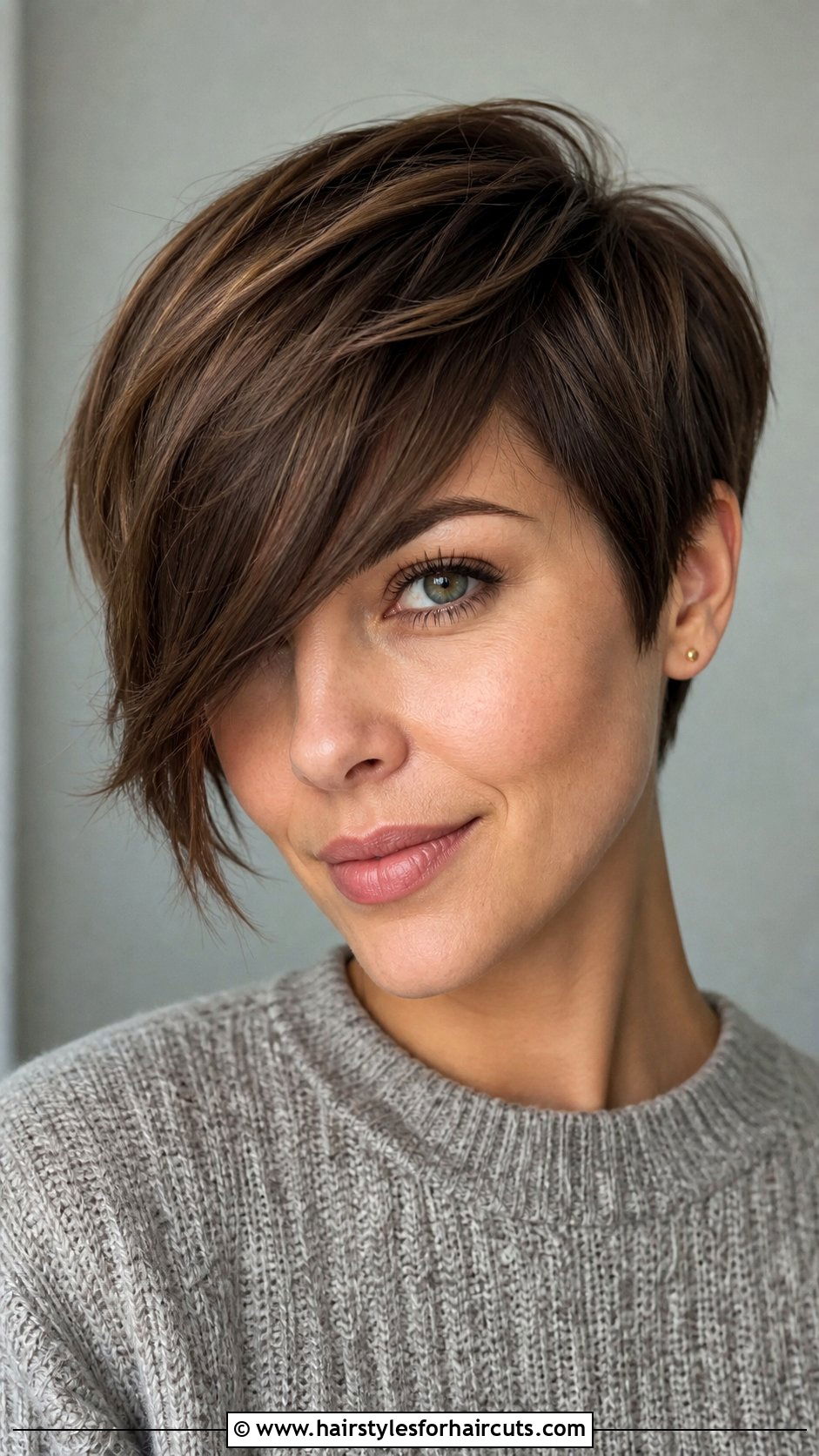 Pixie Cut With Long Bangs - 25 short haircuts for straight hair - 25 short haircuts for straight hair