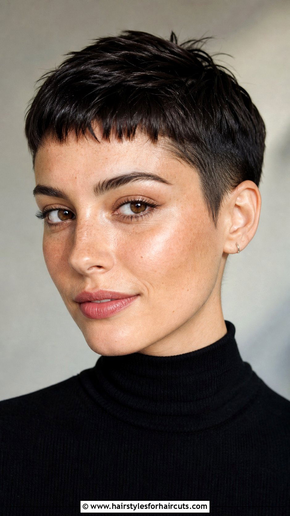 Pixie Cut With Micro Bangs - 25 womens haircuts with bangs - 25 womens haircuts with bangs