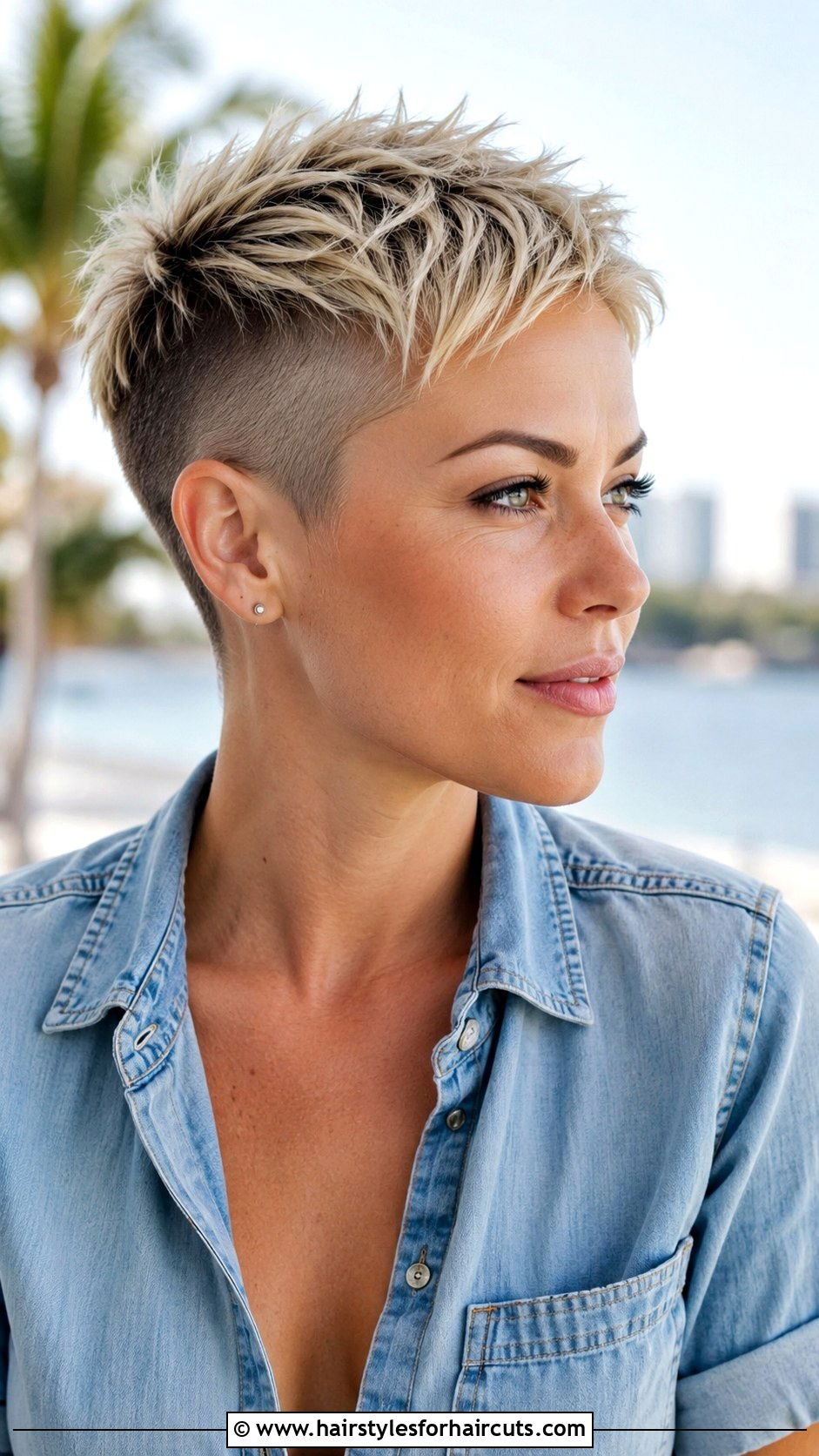 Pixie Cut With Shaved Temples - 25 temple haircuts - 25 temple haircuts