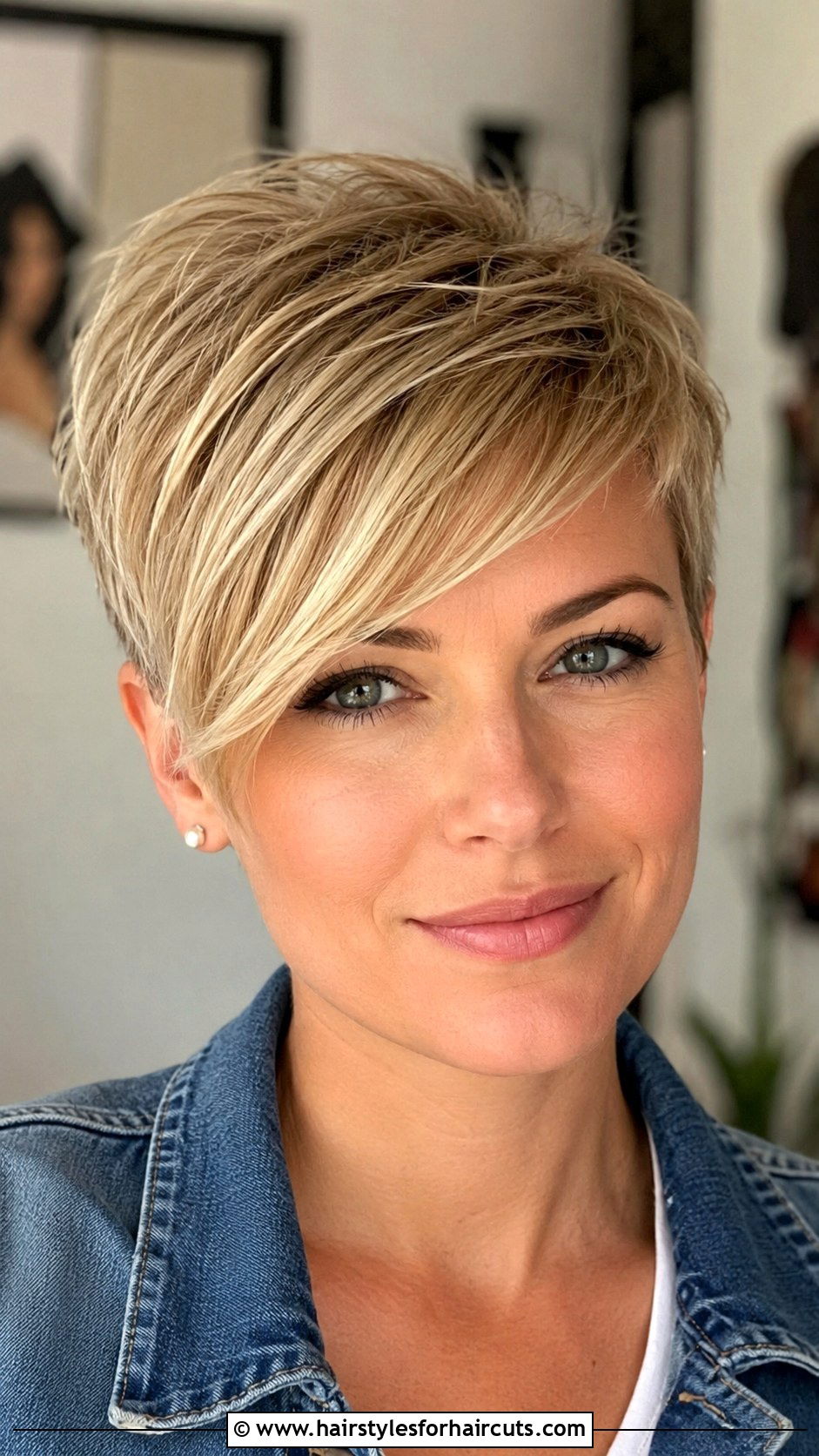 Pixie Cut With Side Bangs - 25 short haircuts for long faces - 25 short haircuts for long faces