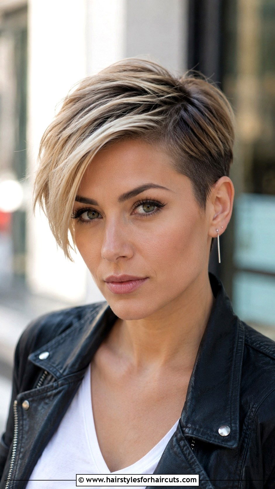 Pixie Cut With Side Sweep - 25 cute hairstyles - 25 cute hairstyles