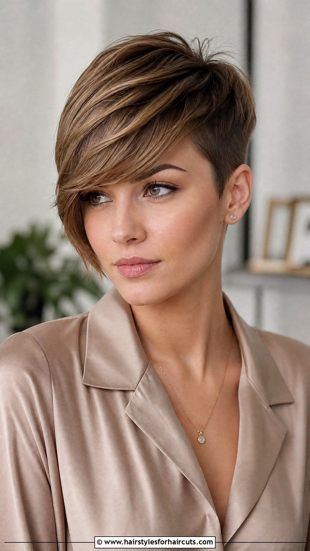 Pixie Cut With Side Swept Bangs - 25 cute hairstyles for white girls - 25 cute hairstyles for white girls