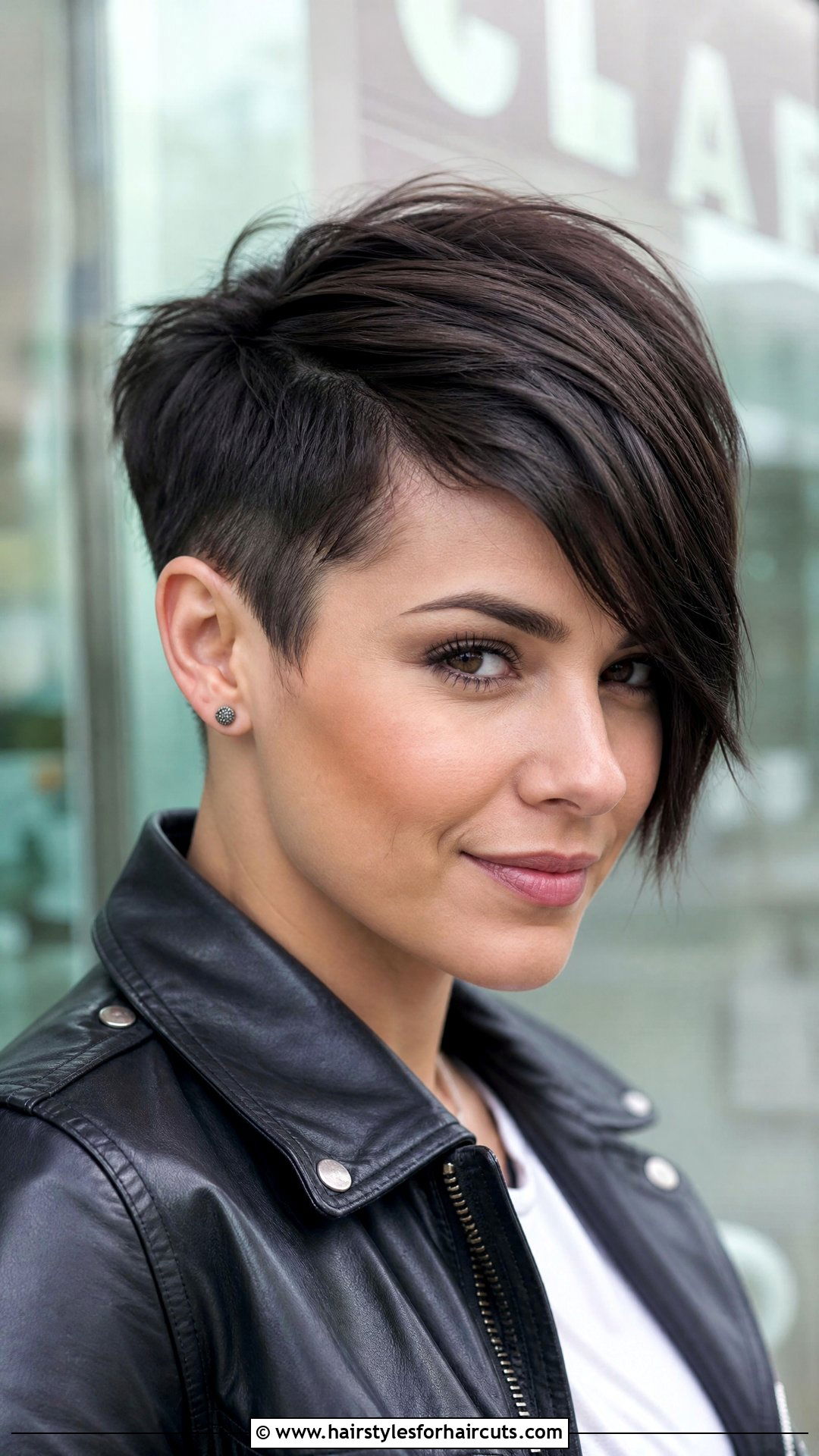 Pixie Cut With Side Swept Bangs - 25 haircuts ankeny - 25 haircuts ankeny