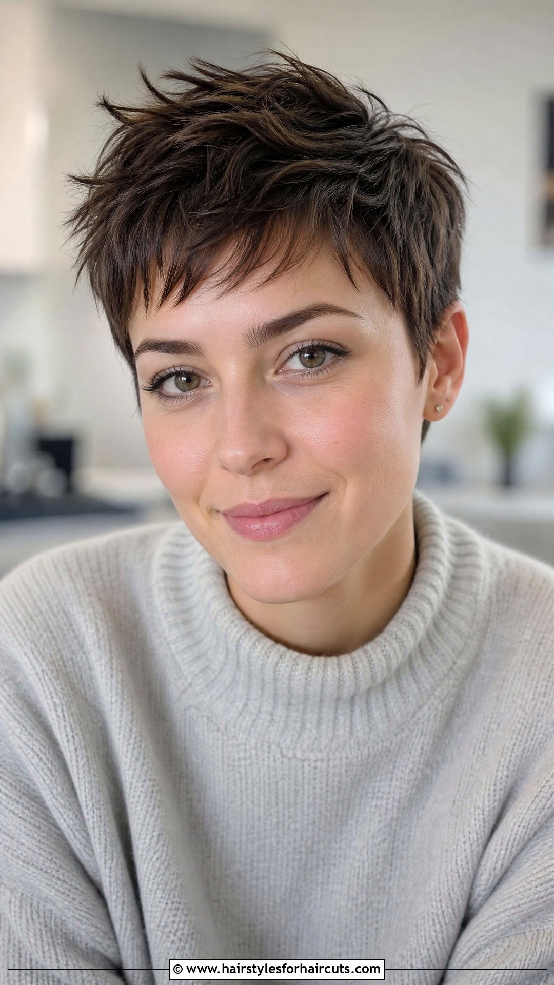 Pixie Cut With Wispy Edges - 25 edges hairstyles - 25 edges hairstyles