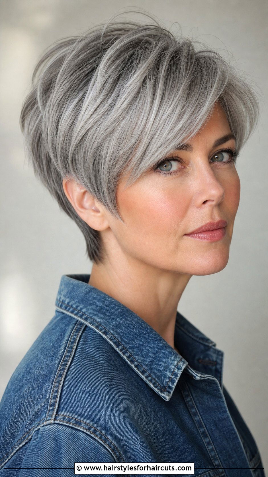Pixie Gray Bob - 25 bob natural gray hairstyles - 25 bob natural gray hairstyles
