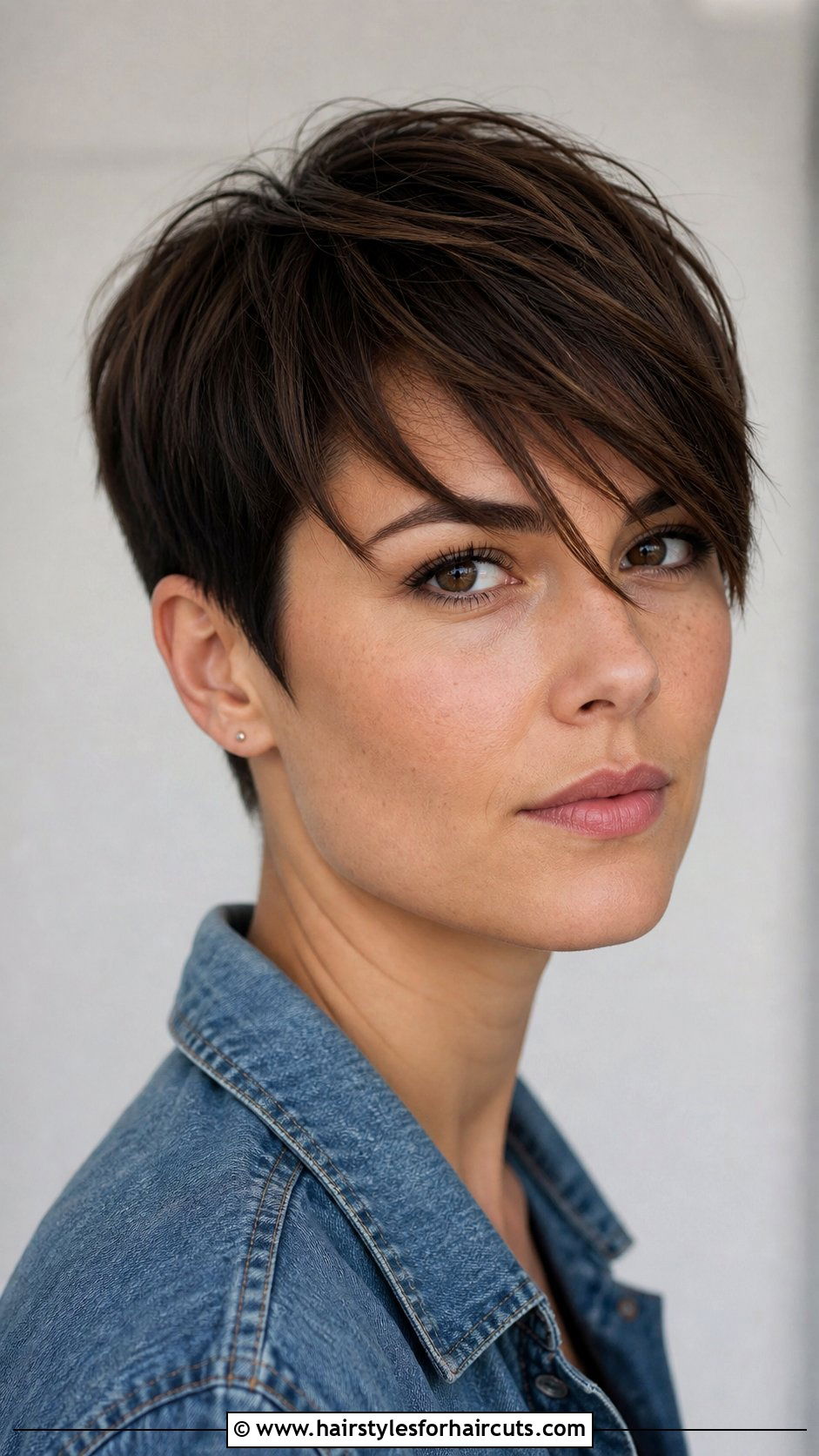 Pixie With Long Bangs - 25 haircuts for fine straight hair over 60 - 25 haircuts for fine straight hair over 60