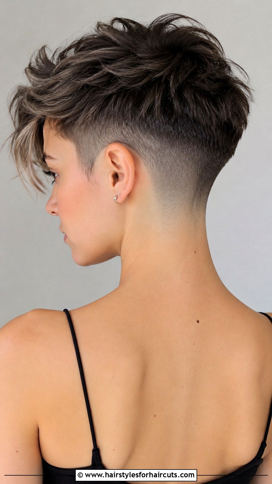 Pixie With Shaved Back - 25 back haircuts design - 25 back haircuts design