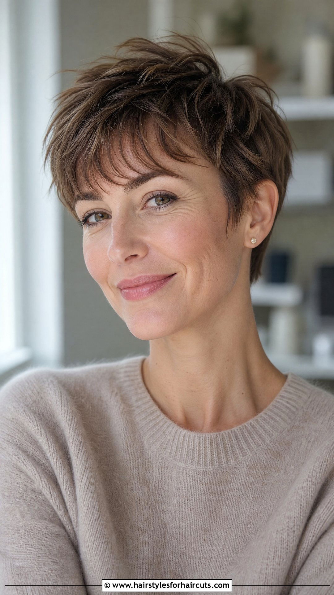 Pixie With Soft Wispy Layers - 25 pixie 1960s hairstyles for short hair - 25 pixie 1960s hairstyles for short hair