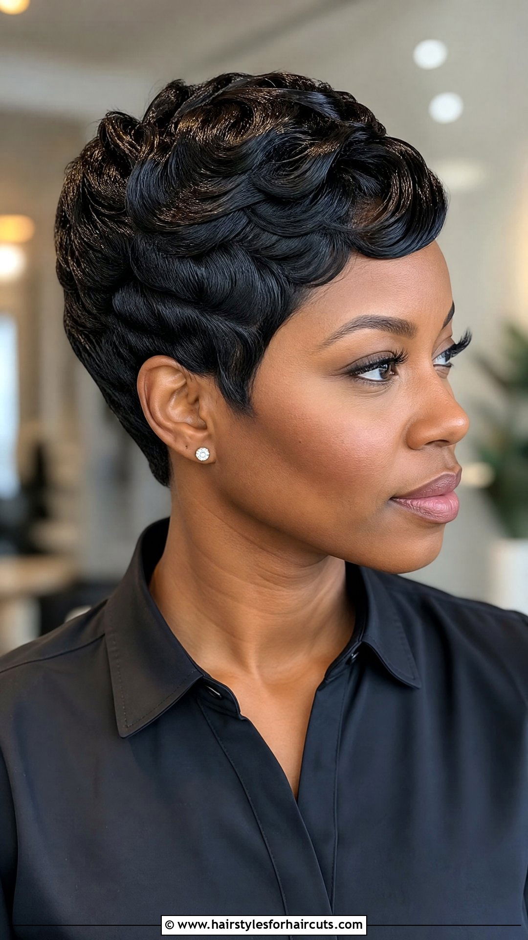 Pixie Wrap Hairstyle - 25 wrap hairstyles for black hair - 25 wrap hairstyles for black hair