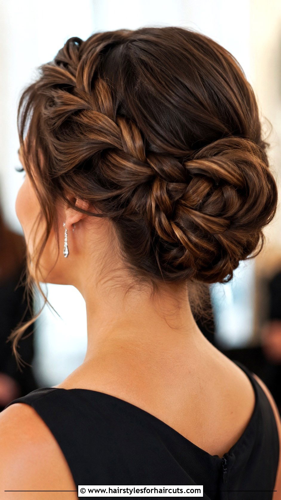 Plaited Updo Hairstyle - 25 plaits in hairstyles - 25 plaits in hairstyles
