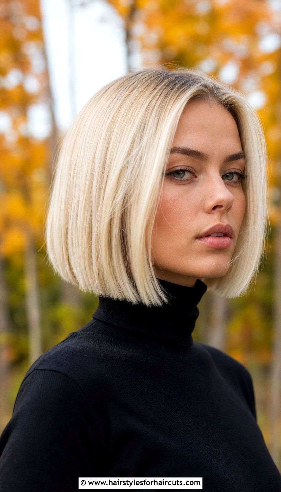 Platinum Blonde Bob - 25 platinum short hairstyles - 25 platinum short hairstyles