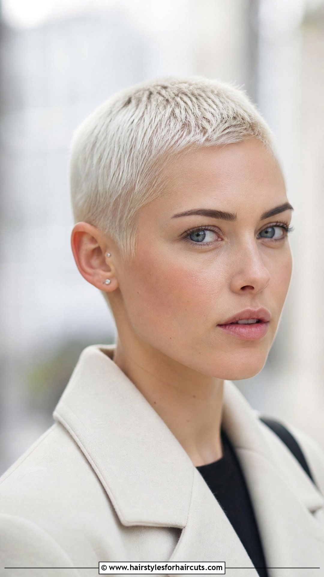 Platinum Blonde Buzz Cut - 25 wicked hairstyles - 25 wicked hairstyles