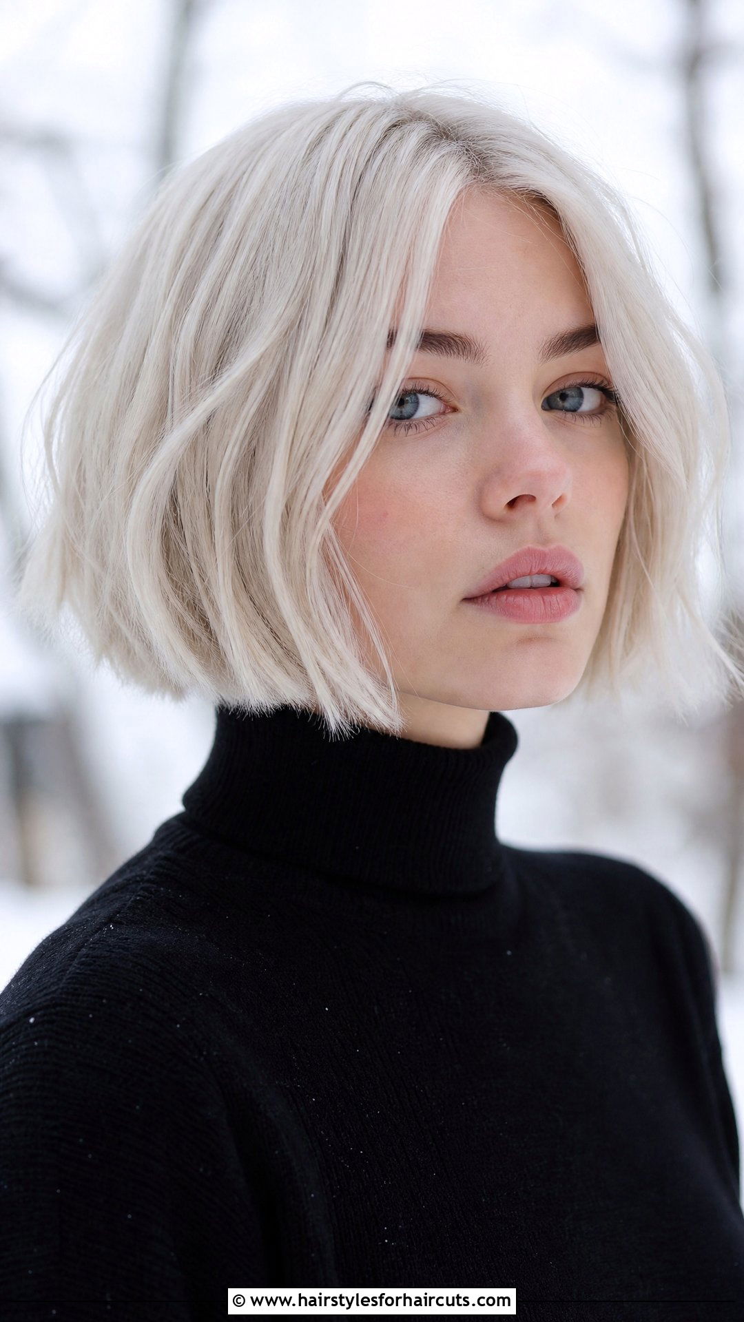 Platinum Blonde French Bob - 25 french bob haircuts - 25 french bob haircuts