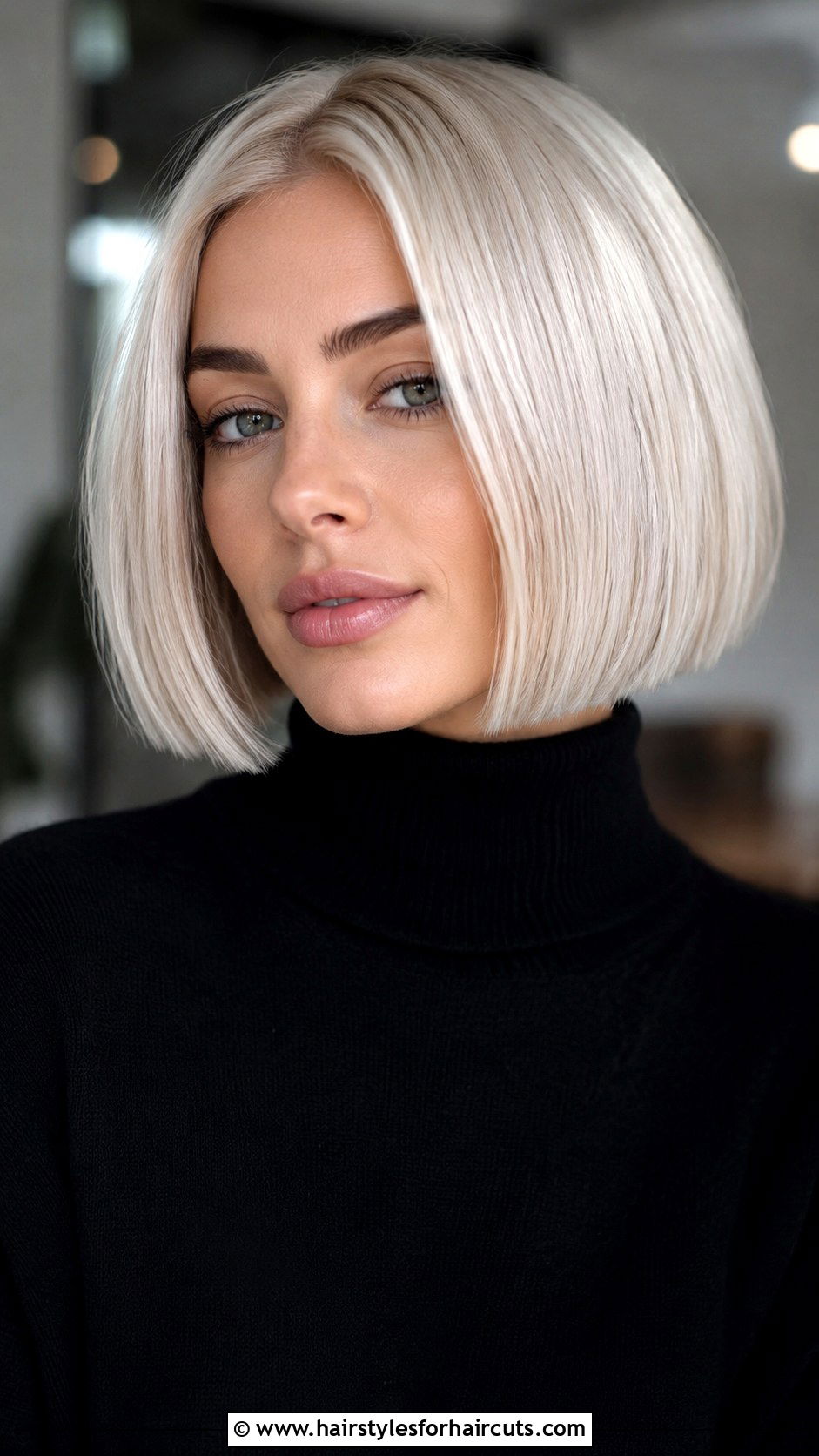 Platinum Bob Haircut - 25 haircuts for blonde hair - 25 haircuts for blonde hair