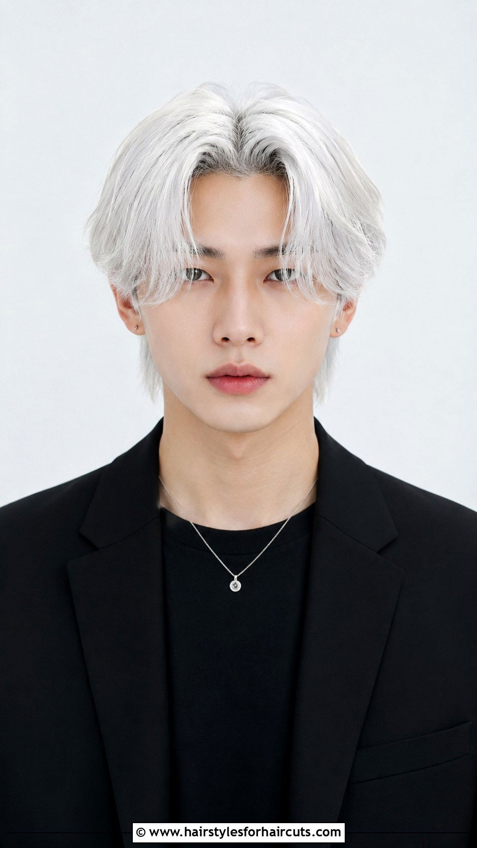 Platinum Center Part Anime Hair - 25 anime boy hairstyles - 25 anime boy hairstyles