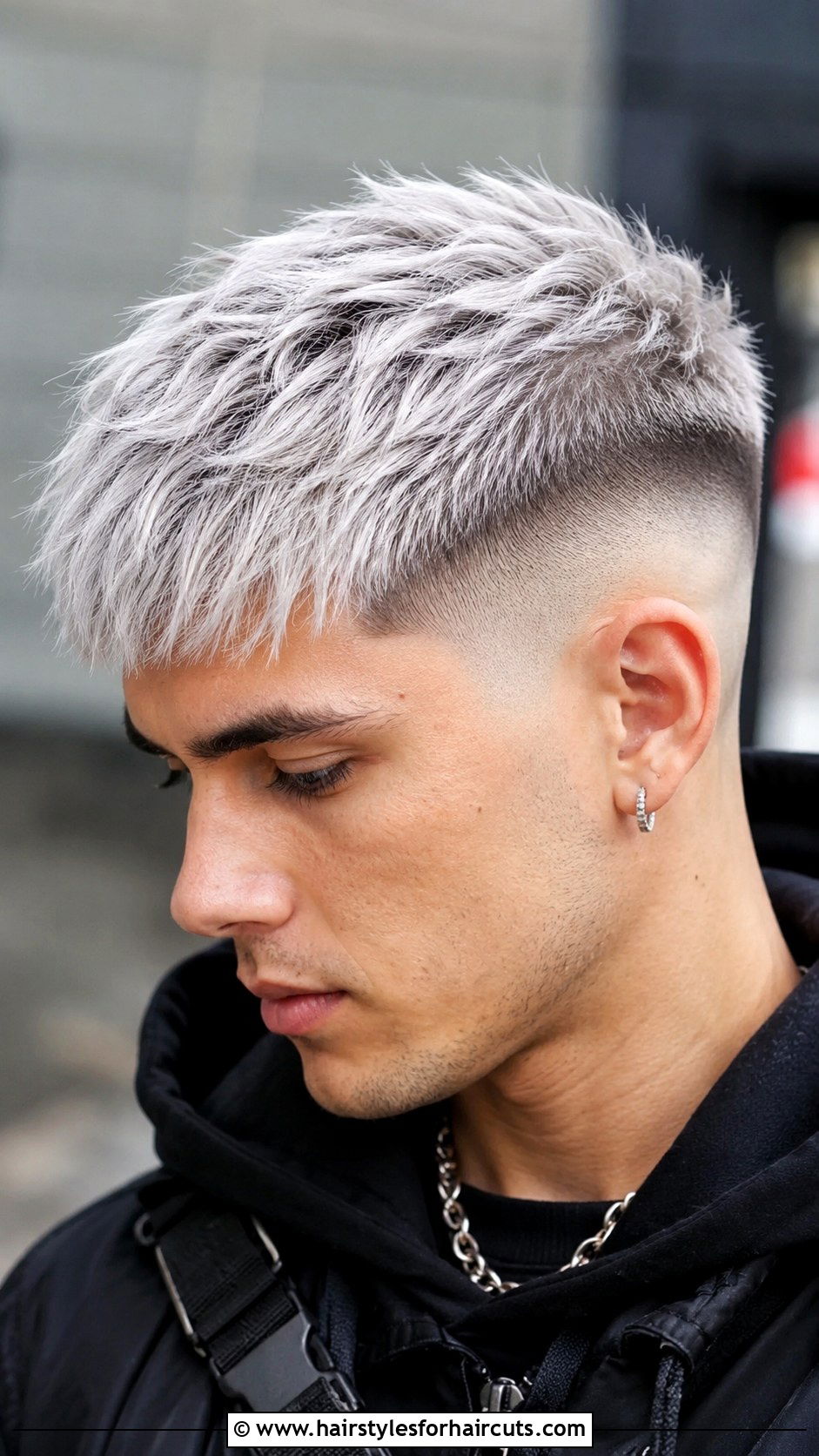 Platinum Fade With Textured Crop - 25 fade haircuts blonde hair - 25 fade haircuts blonde hair